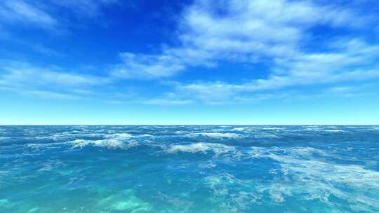蓝色大海美丽风景