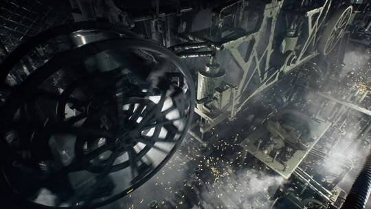 重工业工厂流水线作业生产