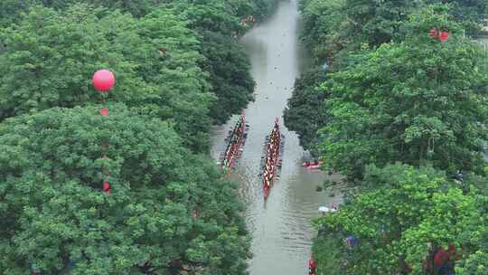 中国广东省广州市天河汇彩路深涌杯龙舟比赛