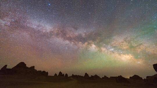 青海俄博梁星空银河延时