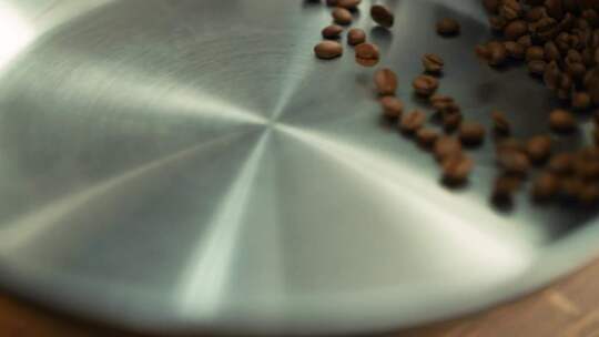 咖啡美食唯美饮料咖啡豆咖啡落下