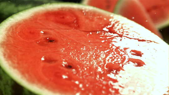 夏日冰镇西瓜汁 水果西瓜水果饮品视频素材模板下载