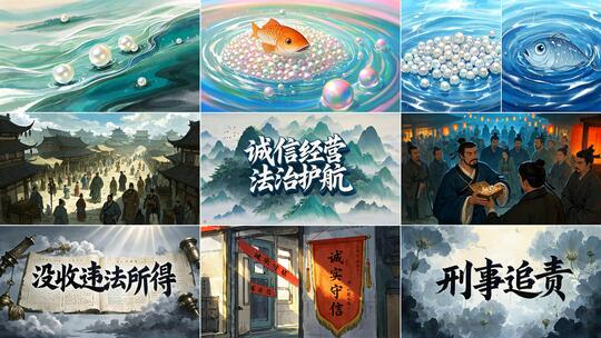 《鱼目混珠》AI普法视频素材高清在线视频素材下载