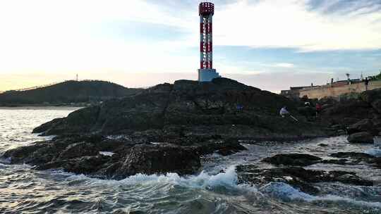 广东阳江海陵岛旅游风光航拍