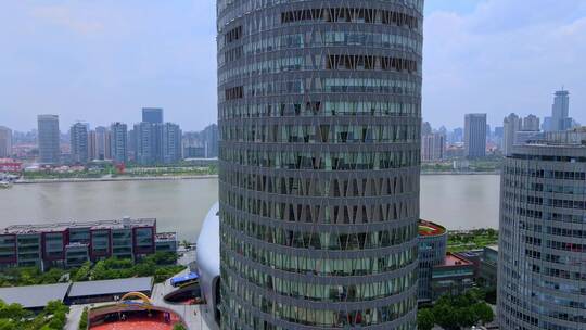 上海杨浦滨江国际大厦航拍
