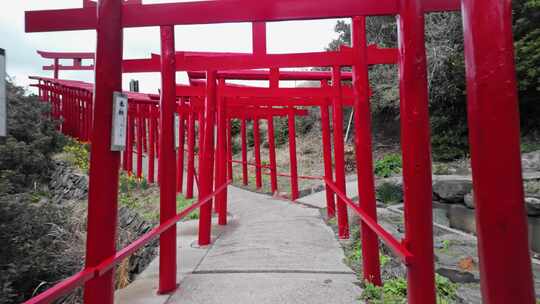 元之见、神社、红色、鸟居