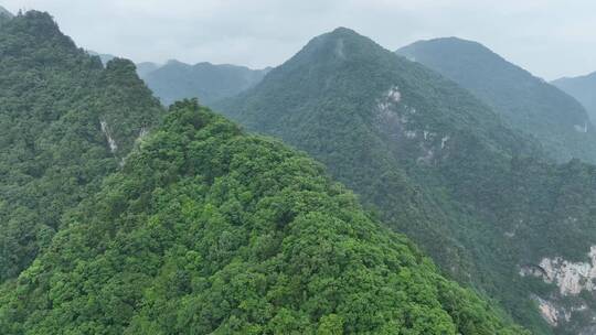 山间穿云坐索道