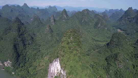 桂林杨堤风景区航拍