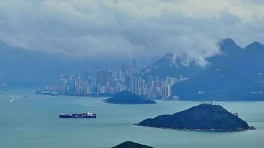 香港离岛区 愉景湾 盘山路