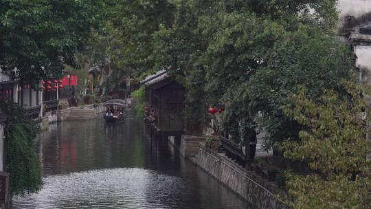 浙江湖州南浔古镇江南水乡风景