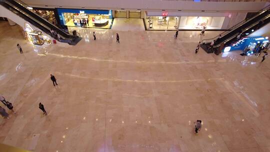 上海世纪汇广场商场4K实拍视频素材模板下载