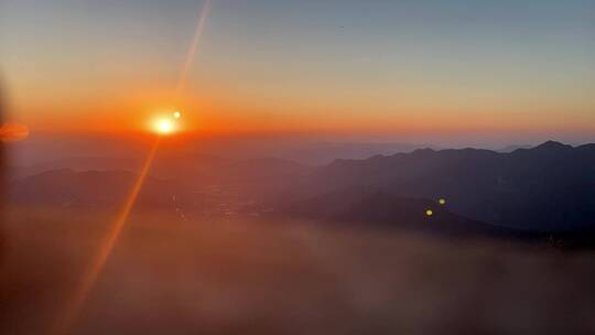 10月20日夕阳黄昏日落