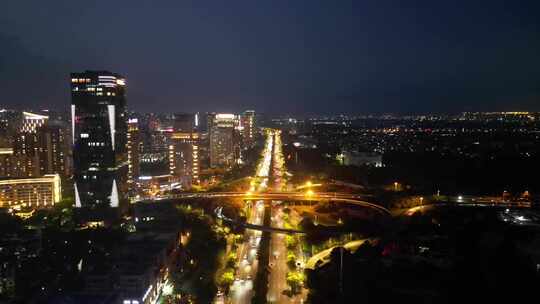 福建莆田夜景莆田立交桥夜景