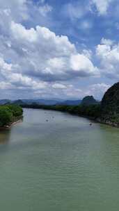 桂林夏季漓江风景区