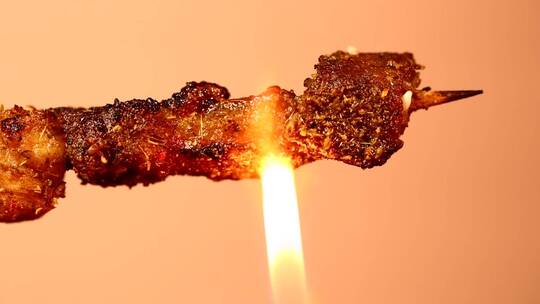 油烟烤肉致癌物苯并芘视频素材模板下载