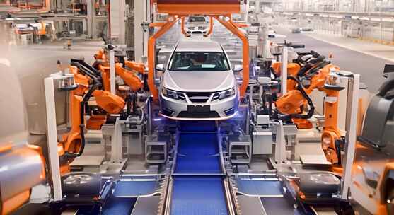 新质生产力新能源汽车人工智能生产线