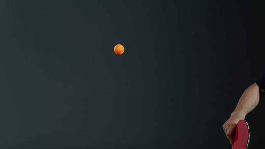 拍橙色兵乓球120帧高帧率摄影视频素材模板下载
