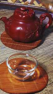 中式糕点茶壶拍摄
