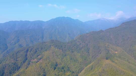 安徽省黄山风景区汤口镇大山风景视频素材航