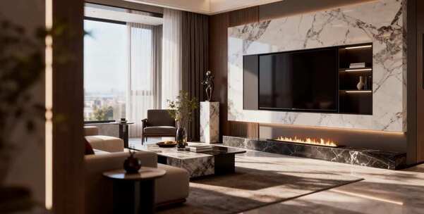 现代风格客厅家居装饰素材