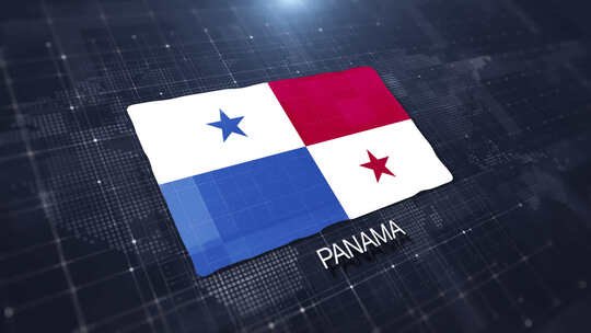 巴拿马国旗展示