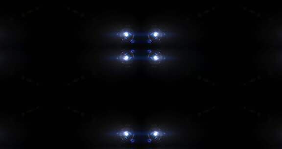 34 4K彩色粒子运动拼贴背景