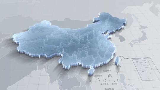 3D立体中国地图展示