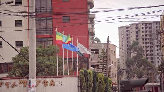 埃塞俄比亚首都街头人文视频素材模板下载