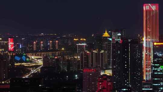 辽宁沈阳夜晚城市夜景宣传片