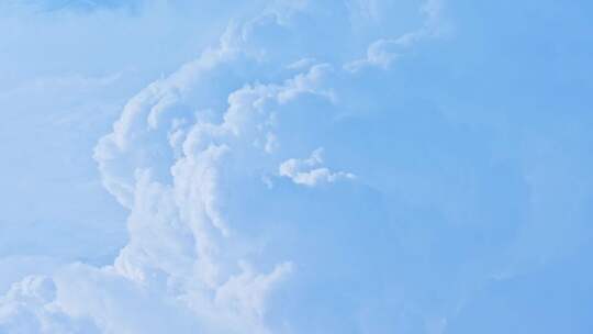天空蓝天流动的白云时间流逝空镜