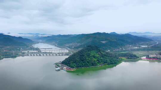 杭州临安青山湖航拍