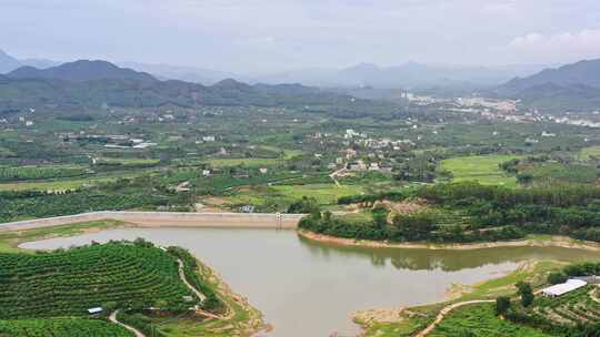 航拍三亚山岭风景