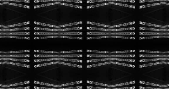 146 4K时尚暗黑发光黑白背景