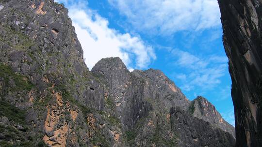 4k延时山区云层视频西藏丙察察风光视频素材模板下载