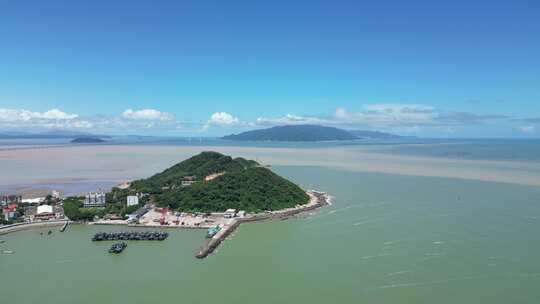 广东汕头莱芜旅游区航拍