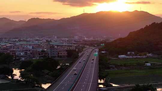 高速公路风景视频