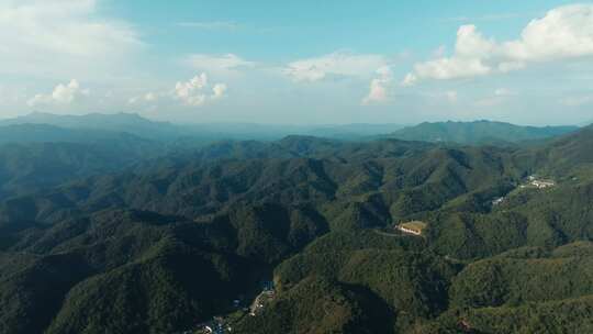 航拍大山群山山峦山脉