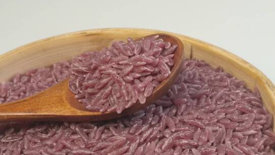 五谷杂粮优质紫薯米视频素材模板下载