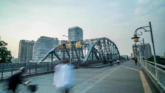 广州_海珠桥_道路桥梁_延时摄影