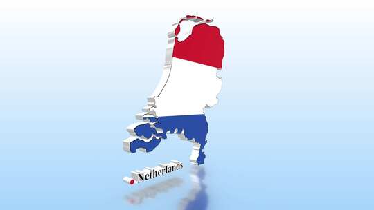 荷兰国旗地图