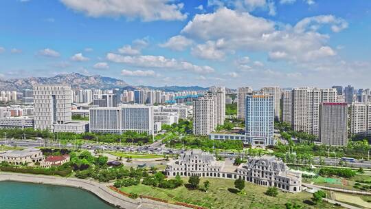 青岛西海岸新区城市空镜航拍