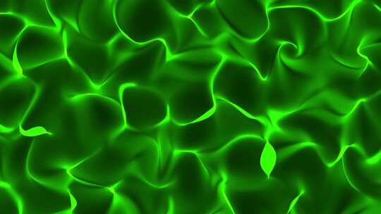 抽象光滑波浪背景。多色柔和光滑时尚波浪动