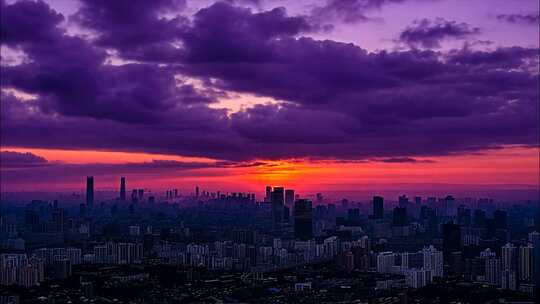 清晨早晨日出云海太阳升起云海云海日出云层