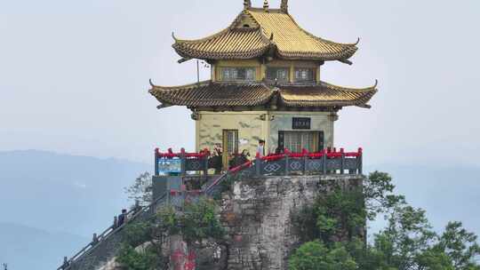 湖南怀化飞山景区航拍