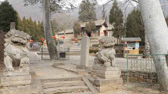 山西长治浊漳河谷龙门寺古建筑分镜素材