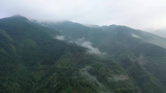 大自然深山山景航拍