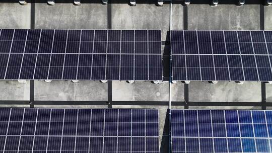 太阳能板 光伏发电 太阳能 蓄能 电池视频素材模板下载