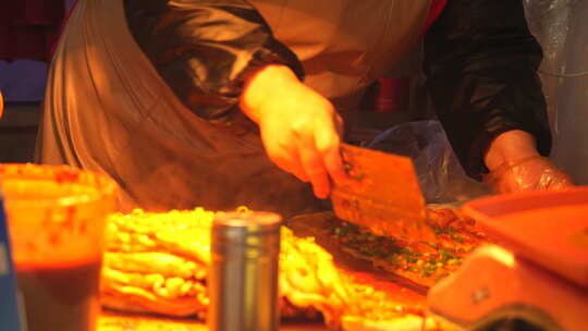 酱香饼 美食制作 面食 食品 夜宵 切饼