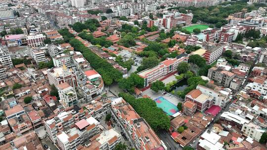 泉州承天寺航拍市区老城区鲤城区航拍视频素材模板下载