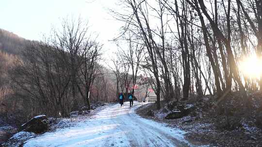 大山里  冬天